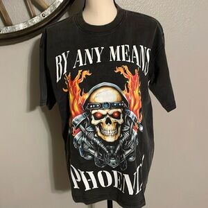 BY ANY MEANS PHOENIX COTTON TEE.